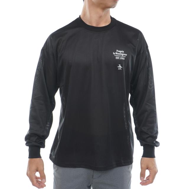 ペンギン バイ マンシングウェア　Penguin by Munsingwear　メッシュ長袖Tシャツ