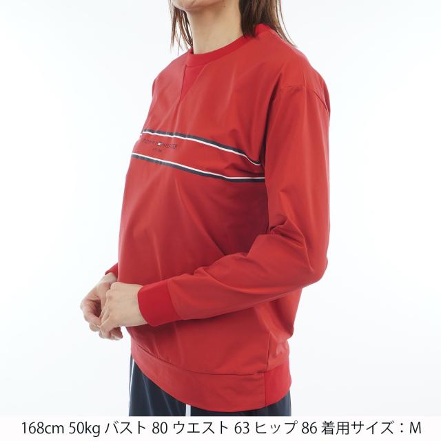 トミー ヒルフィガー ゴルフ　TOMMY HILFIGER GOLF　ストレッチ フロントロゴ 長袖スウェットシャツ　レディス_7
