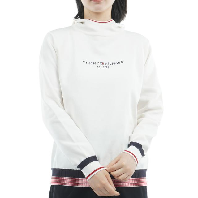 トミー ヒルフィガー ゴルフ　  GOLF　ストレッチ フロントロゴ フーディーセーター　レディス