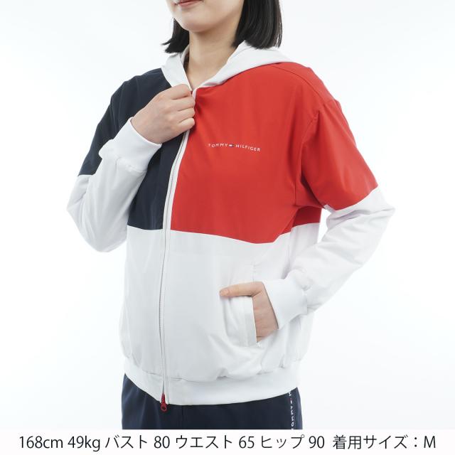 トミー ヒルフィガー ゴルフ　TOMMY HILFIGER GOLF　ストレッチ トリコ ウインドジャケット　レディス_1