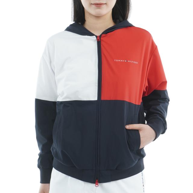 トミー ヒルフィガー ゴルフ　TOMMY HILFIGER GOLF　ストレッチ トリコ ウインドジャケット　レディス_3