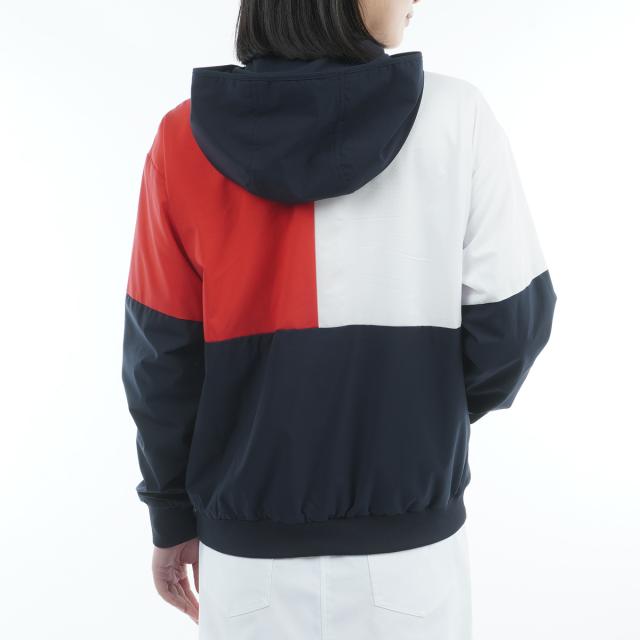 トミー ヒルフィガー ゴルフ　TOMMY HILFIGER GOLF　ストレッチ トリコ ウインドジャケット　レディス_6