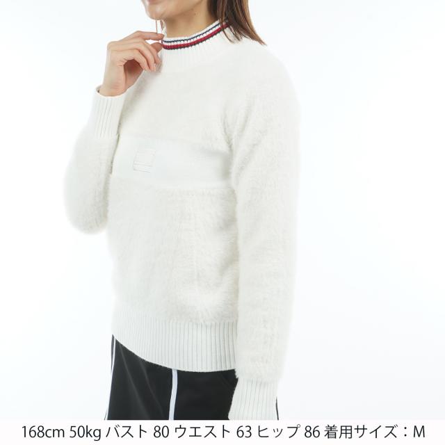 トミー ヒルフィガー ゴルフ　TOMMY HILFIGER GOLF　シャギー ハイネックセーター　レディス_1