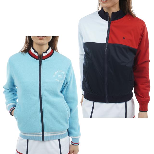 トミー ヒルフィガー ゴルフ　TOMMY HILFIGER GOLF　ストレッチ リバーシブル ニットジャケット　レディス_14