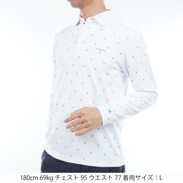 トミー ヒルフィガー ゴルフ TOMMY HILFIGER GOLF ロゴ 台衿付き長袖