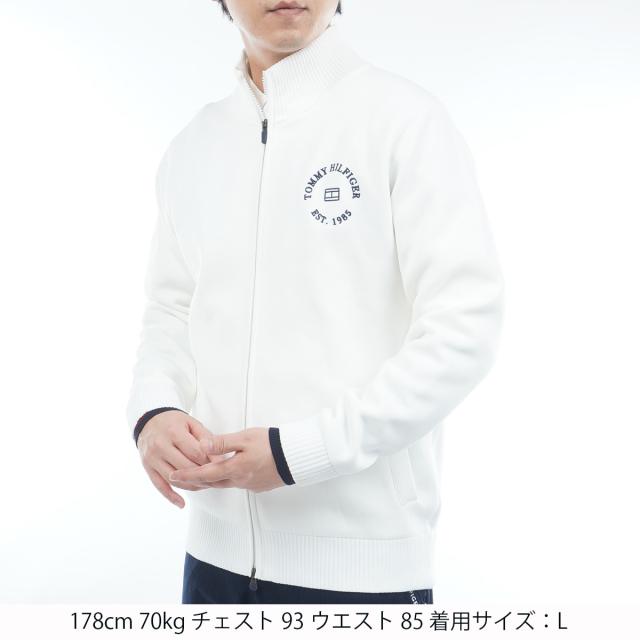 トミー ヒルフィガー ゴルフ　TOMMY HILFIGER GOLF　モール ニットジャケット_1