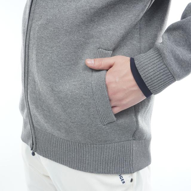 トミー ヒルフィガー ゴルフ　TOMMY HILFIGER GOLF　モール ニットジャケット_8