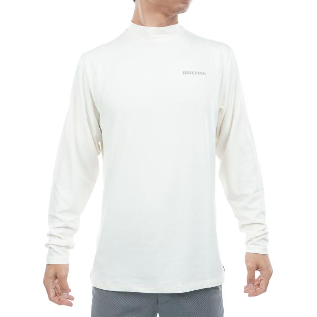 ブリーフィング　BRIEFING　ストレッチ スウェード ハイネック長袖シャツ