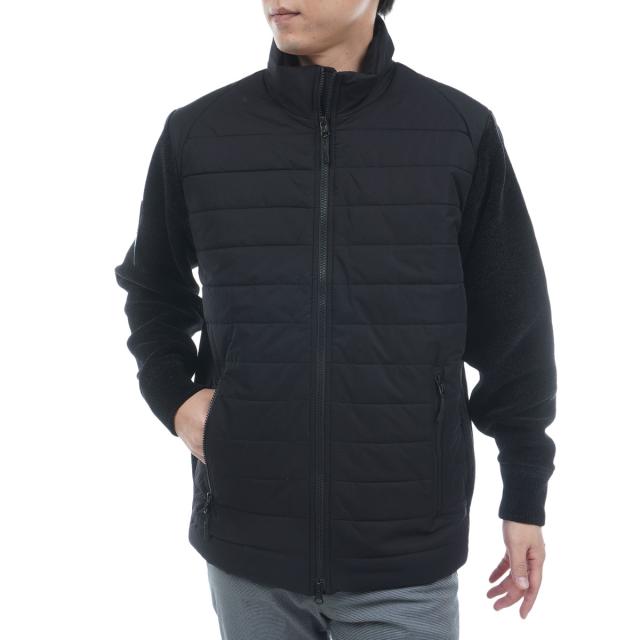 ブリーフィング　BRIEFING　ストレッチ ウインドブロック モールヤーン ニット ブルゾン