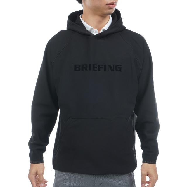 ブリーフィング　BRIEFING　ストレッチ ロゴ フーディー