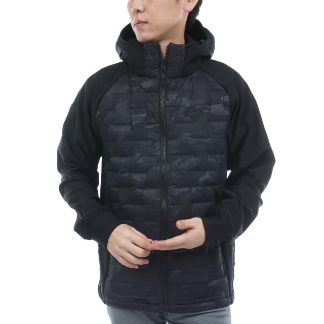 ブリーフィング BRIEFING ストレッチ 2WAY ハイブリッド ダウン パーカー