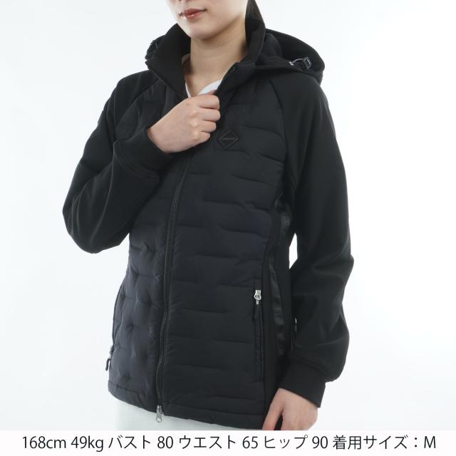 BRIEFING GOLF ハイブリッドダウンパーカー.レディース ブリーフィング BRIEFING ストレッチ 2WAY ハイブリッド ダウン