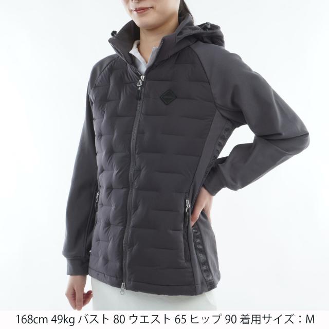 BRIEFING GOLF ハイブリッドダウンパーカー.レディース ブリーフィング BRIEFING ストレッチ 2WAY ハイブリッド ダウン