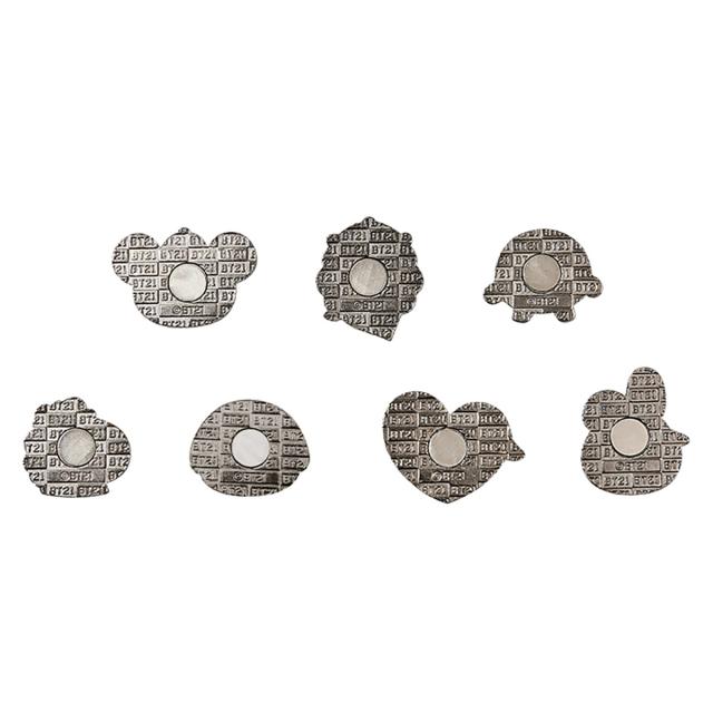 BT21 HOLE IN ONE ゴルフマーカー Lucky7 7個セット_3