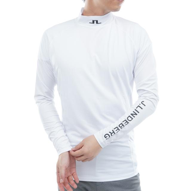 J.LINDEBERG ジェイリンドバーグ モックネックシャツ ストレッチ ロゴ