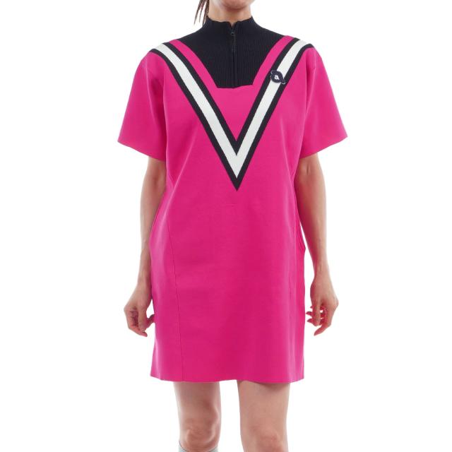 アルチビオ　archivio　カレッジ風リブワンピース　レディス