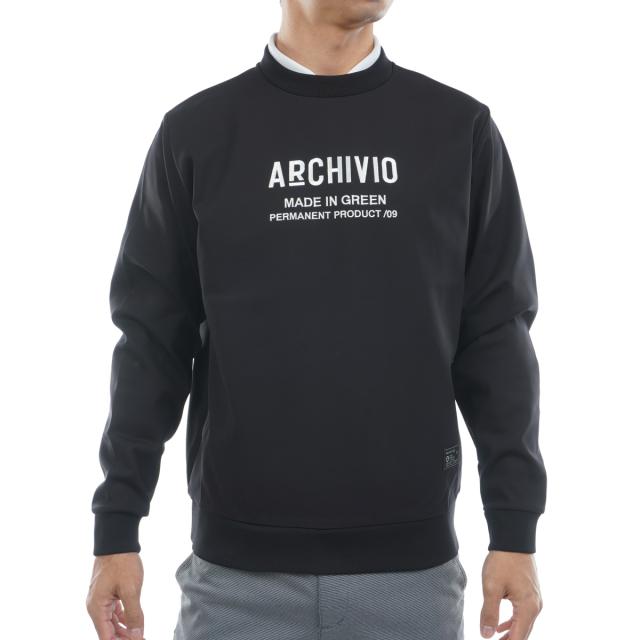 アルチビオ　archivio　ストレッチ フロント刺繍UVダンボールプルオーバー