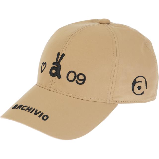 アルチビオ　archivio　ウサロゴ刺繍撥水キャップ　レディス