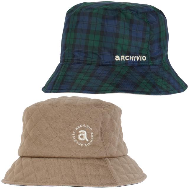 アルチビオ archivio リバーシブルキルトハット レディス archivio