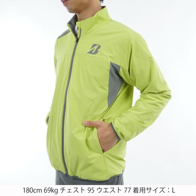 ブリヂストン　BRIDGESTONE GOLF　B-02 ストレッチ 前開き長袖ブルゾン ブリヂストン BRIDGESTONE GOLF B-02 ストレッチ 前開き長袖ブルゾン