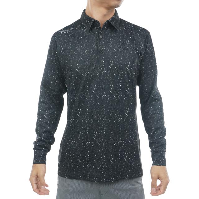 ブリヂストン　BRIDGESTONE GOLF　B-01 裏起毛 ストレッチ 共衿長袖ポロシャツ