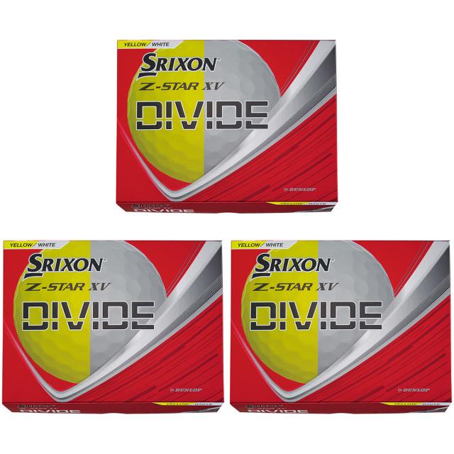 ダンロップ　SRIXON　Z-STAR XV DIVIDE ボール 3ダースセット