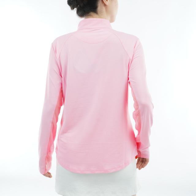 サン ソレイル　Sun Soleil　UPF50+ ソルテック ラックス 長袖モックネックシャツ　レディス_6