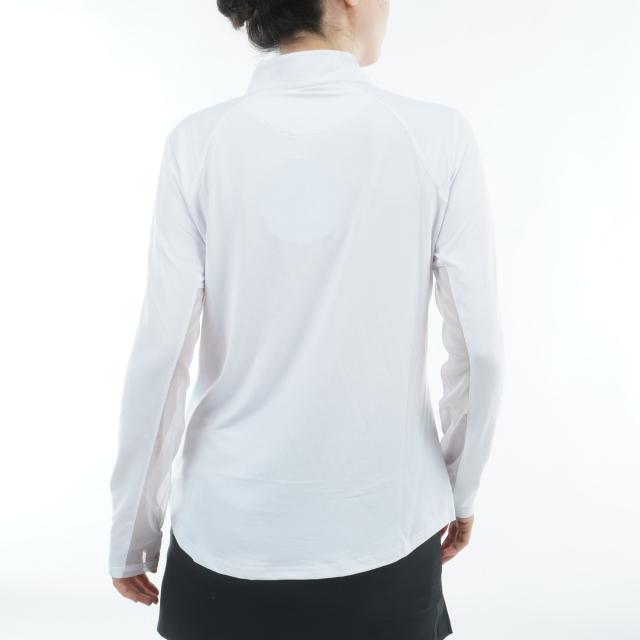 サン ソレイル　Sun Soleil　UPF50+ ソルテック ラックス 長袖モックネックシャツ　レディス_17