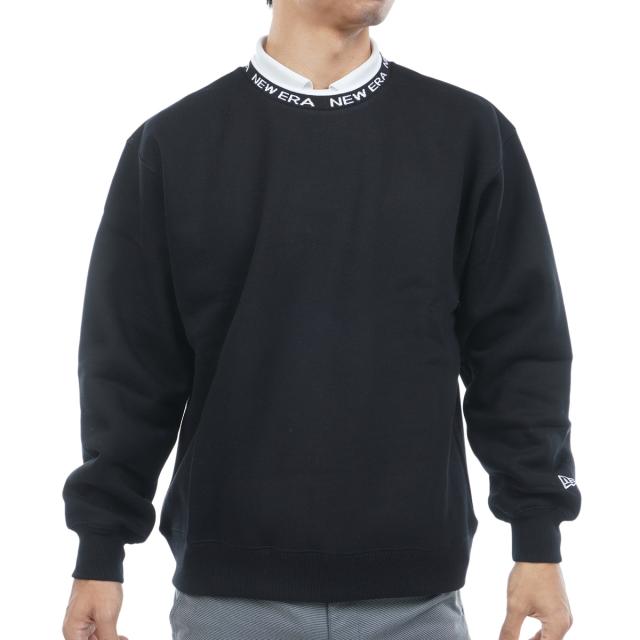 ニューエラ　NEW ERA　OS BRU SW CN 裏起毛 ジャカードロゴ クルーネックトレーナー ニューエラ NEW ERA OS BRU SW CN 裏起毛 ジャカードロゴ クルーネック