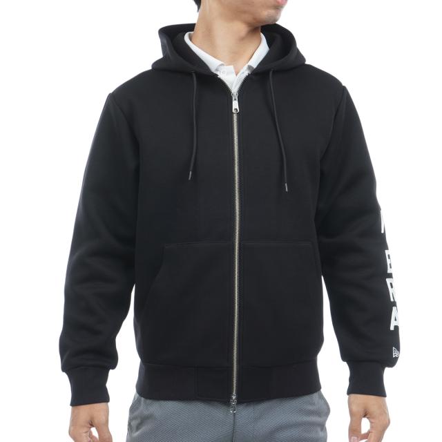 ニューエラゴルフ テック スウェット フルジップフーディー ブラック L テックスウェット フルジップフーディー ブラック | ゴルフ