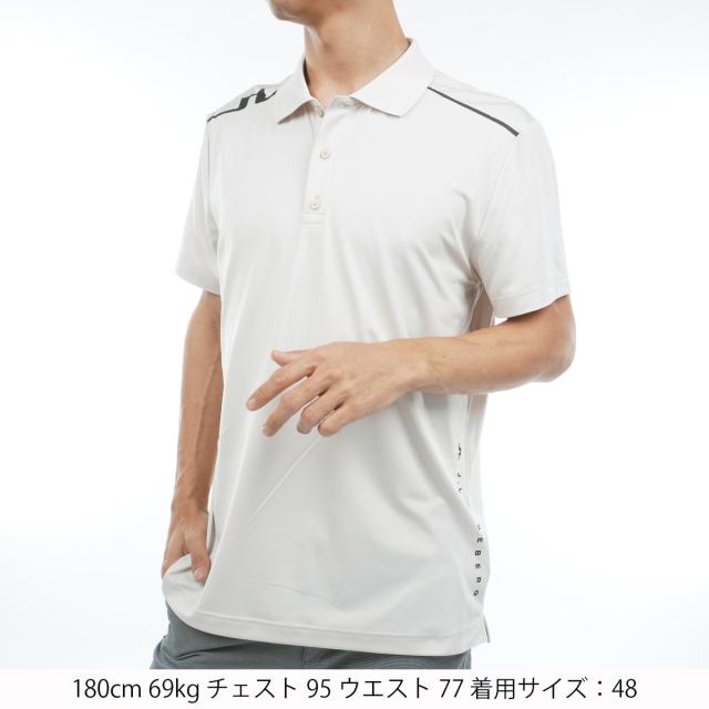 J.リンドバーグ　J.LINDEBERG　ストレッチ JL×ストライププリント半袖ポロシャツ_1