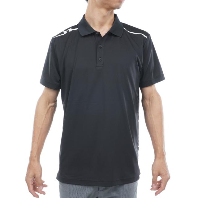 J.リンドバーグ　J.LINDEBERG　ストレッチ JL×ストライププリント半袖ポロシャツ_9