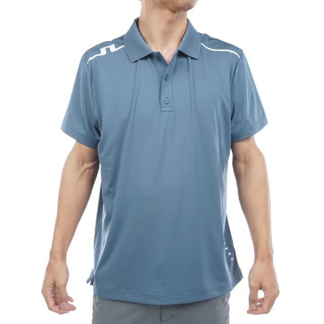 J.リンドバーグ　J.LINDEBERG　ストレッチ JL×ストライププリント半袖ポロシャツ_12