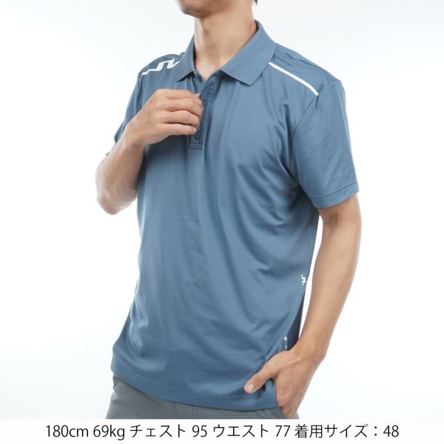 J.リンドバーグ　J.LINDEBERG　ストレッチ JL×ストライププリント半袖ポロシャツ_13
