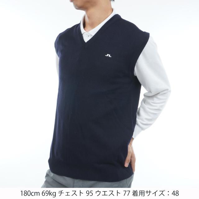 J.リンドバーグ　J.LINDEBERG　メリノウールニットベスト_13