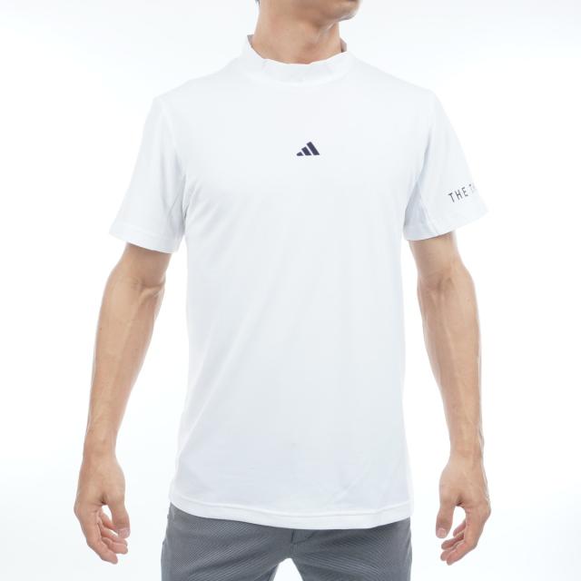 アディダス　Adidas　2in1 ストレッチウーブンベスト付きモックネック半袖シャツ_3