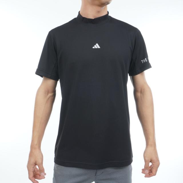 アディダス　Adidas　2in1 ストレッチウーブンベスト付きモックネック半袖シャツ_14