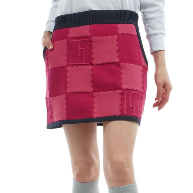 ラウドマウスゴルフ　Loud Mouth Golf　蓄熱裏地 撥水軽量ニットスカート　レディス