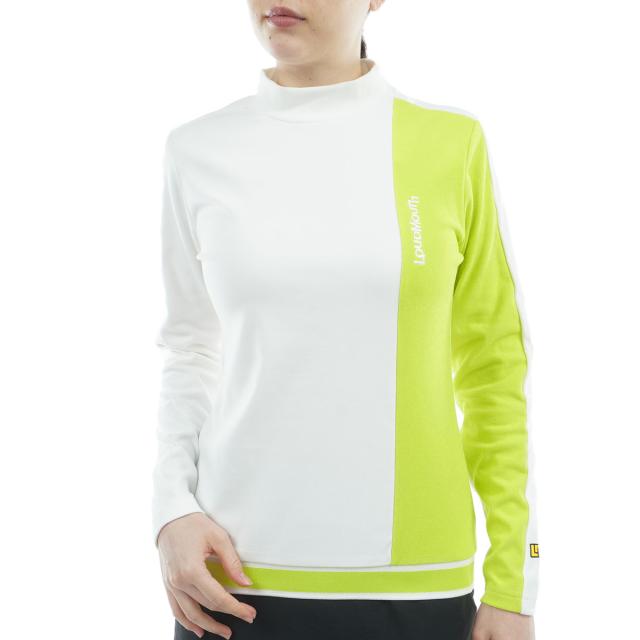 ラウドマウスゴルフ　Loud Mouth Golf　両面起毛 長袖モックネックシャツ　レディス