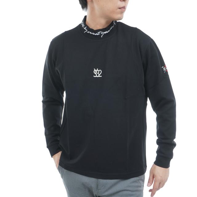 エスワイサーティトゥ バイ スウィートイヤーズ　SY32 by SWEET YEARS　モダール ストレッチ ミラノ モックネック長袖シャツ