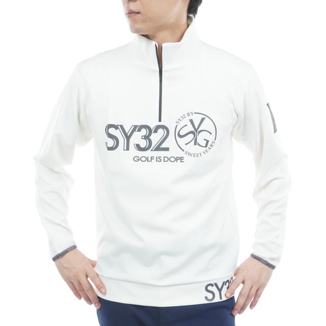 エスワイサーティトゥ バイ スウィートイヤーズ　SY32 by SWEET YEARS　MATNEOPRENE ストレッチ プルジップスウェット_3