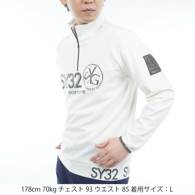 エスワイサーティトゥ バイ スウィートイヤーズ　SY32 by SWEET YEARS　MATNEOPRENE ストレッチ プルジップスウェット_4