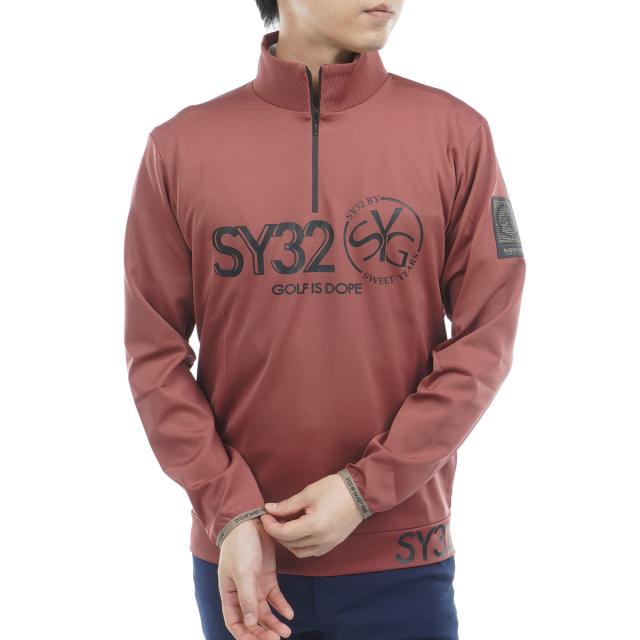 エスワイサーティトゥ バイ スウィートイヤーズ　SY32 by SWEET YEARS　MATNEOPRENE ストレッチ プルジップスウェット_6