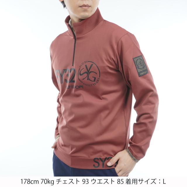 エスワイサーティトゥ バイ スウィートイヤーズ　SY32 by SWEET YEARS　MATNEOPRENE ストレッチ プルジップスウェット_7