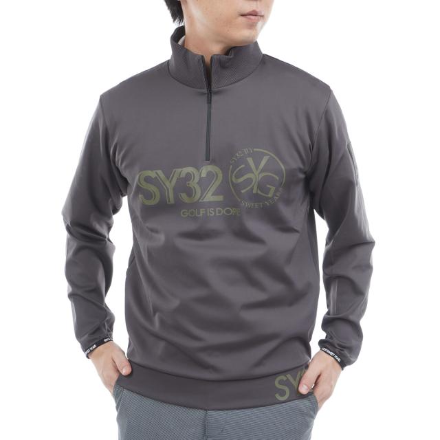 エスワイサーティトゥ バイ スウィートイヤーズ　SY32 by SWEET YEARS　MATNEOPRENE ストレッチ プルジップスウェット_17