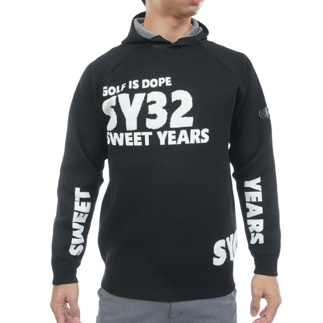 エスワイサーティトゥ バイ スウィートイヤーズ　SY32 by SWEET YEARS　SAGARA SY32ロゴ フーディーセーター