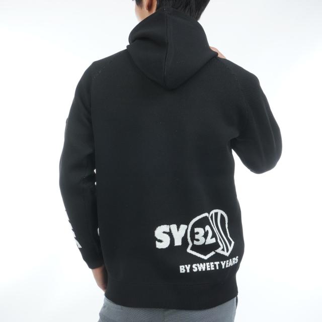 エスワイサーティトゥ バイ スウィートイヤーズ　SY32 by SWEET YEARS　SAGARA SY32ロゴ フーディーセーター_2