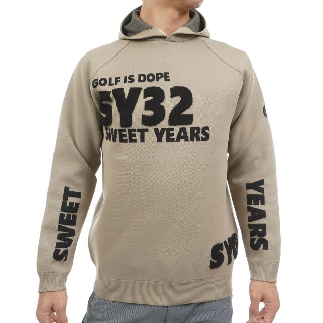 エスワイサーティトゥ バイ スウィートイヤーズ　SY32 by SWEET YEARS　SAGARA SY32ロゴ フーディーセーター_12