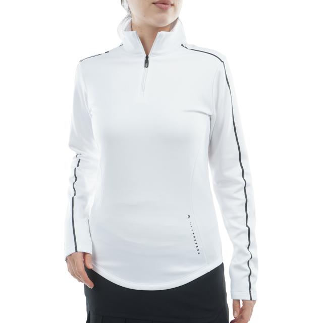 J.リンドバーグ　J.LINDEBERG　ストレッチ 裏起毛 クォータージップミッドレイヤー　レディス