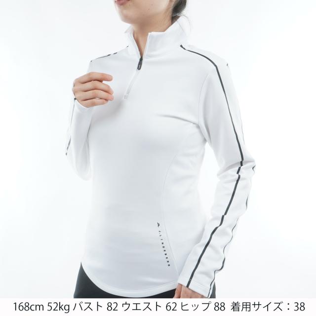 J.リンドバーグ　J.LINDEBERG　ストレッチ 裏起毛 クォータージップミッドレイヤー　レディス_1
